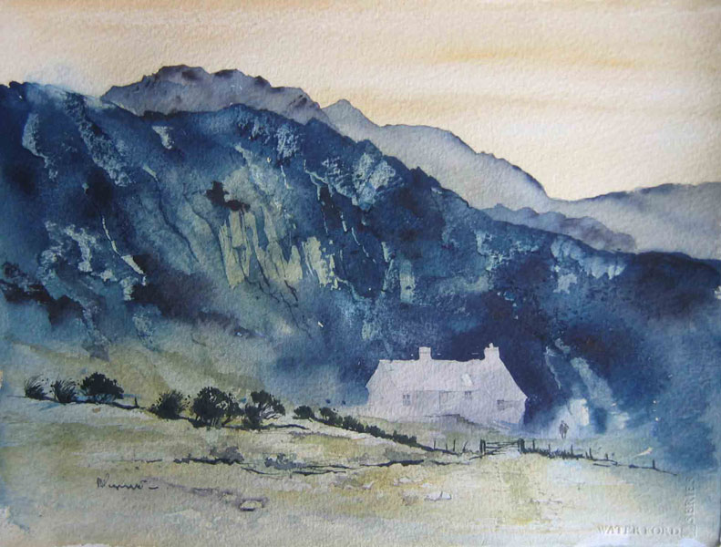 219 The Mountains of Wales. 30x22.8cm SOLD
