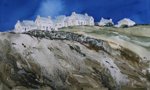 271 Brittany Skyline 53.5x31.5cm