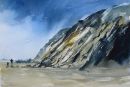 279 Clearing Skies over the Brittany Cliffs 35 x 25cm m£275