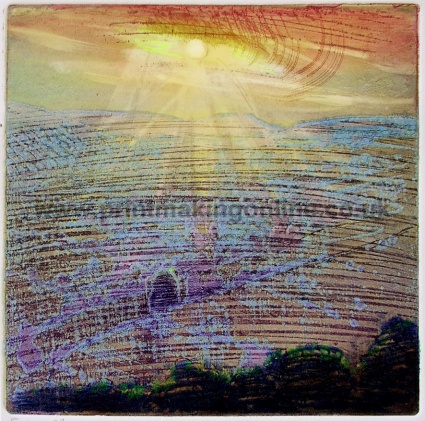 Title: Basking, baking under sunshine