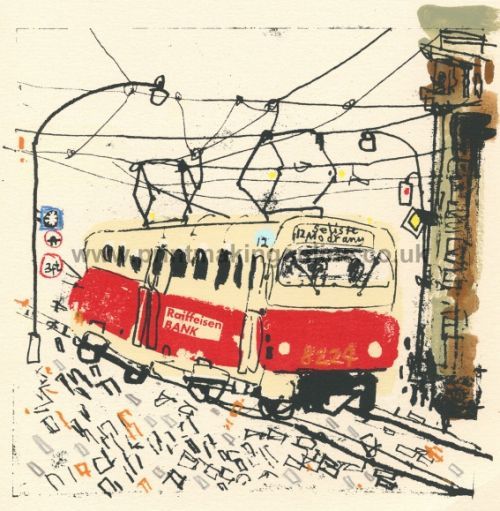 Title: Prague Tram