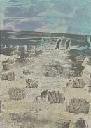 Title: Frozen Lake at Dunstanburgh