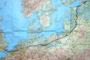 London - St Petersburg  On Bicycle 54 days.. with a tent and two guitars