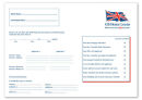 Custom printed envelope