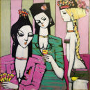 Fan, Flower and Pear