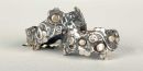 Silver and Gold Flower Rings