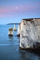 Moonset Over Swanage