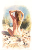 Girl on Studland Beach SOLD