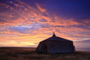 Summer Sunrise, St Adhlams Chapel