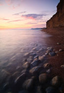 Winter Sunset, Burton Bradstock