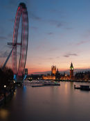 The London Eye, Dusk