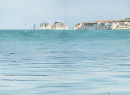 Old Harry Rocks with Seagulls
