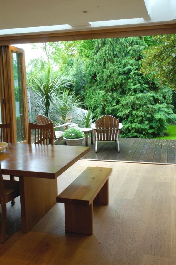 Sliding/folding doors to garden