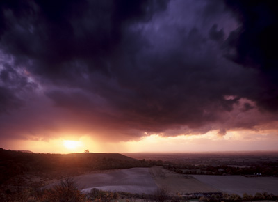 Autumn Storm over Beacon Hill
