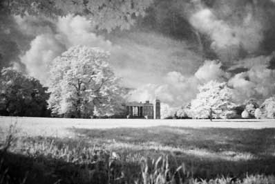 Syon House in Infrared