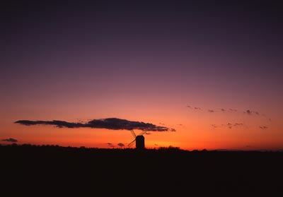 Pitstone Mill Sunset