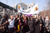 Afghanistan women lead International Women's Day march in London