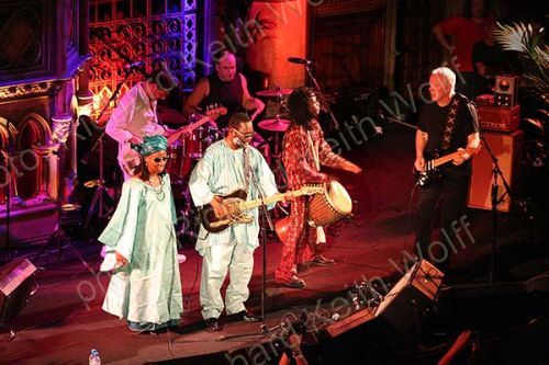 Amadou & Mariam at a secret gig with David Gilmour