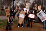Children stand up to Gaddafi
