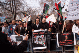 No to dictatorship, No to Gaddafi. Free Libya. Gaddafi a cold blooded terrorist plaguing Libya since 1969