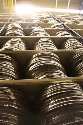 J Paul Getty Jnr Conservation Centre / BFI National Archive collections of film. Image: Richard Keith Wolff