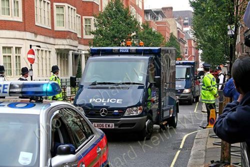 Brian Haw arriving at The City of Westminster Magistrates Court
