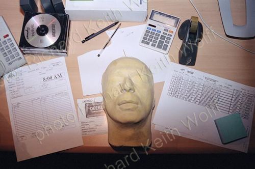Roberto Benign, plaster of Paris cast