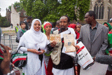 A Somalilander shows his old passport
