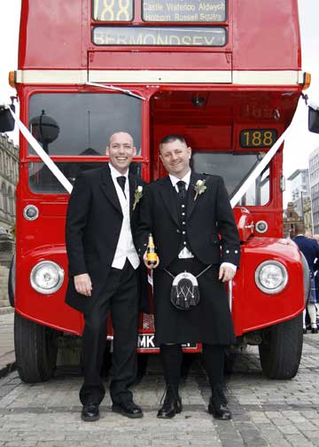Civil Partnership, at Leeds Town Hall.