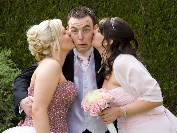 Wedding photography at Oakwood Hall , Bingley near Bradford.