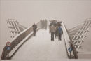 Snow towards the Tate.