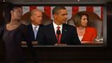 9.09.09. health-care speech, Washington DC. This body, here, kissed her teeth, indignant at what they did.