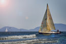 Sailboat off Pt Roberts
