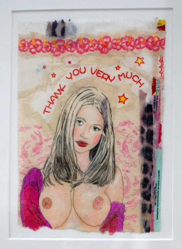 THANKYOU (framed)- MOUSEY BROWN