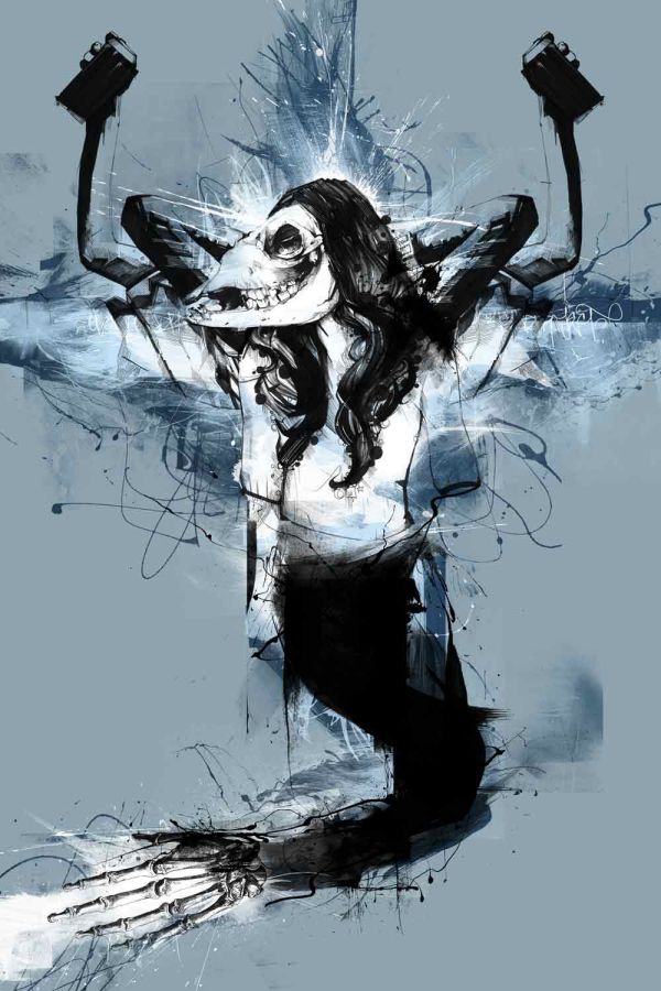 DBLUEGLITCH BY BYROGLYPHICS AKA RUSS MILLS
