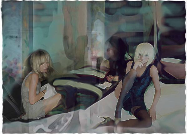 Kate Moss twice (SOLD).TRXTR