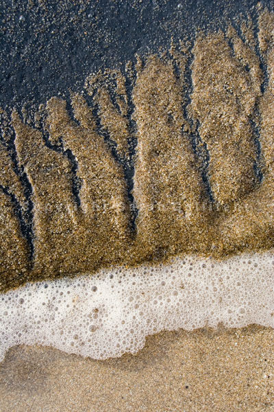 Pebble Abstract with Bubbles