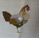�Hen� arraiolos cushion.