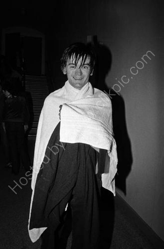 Fergal Sharkey backstage after a gig
