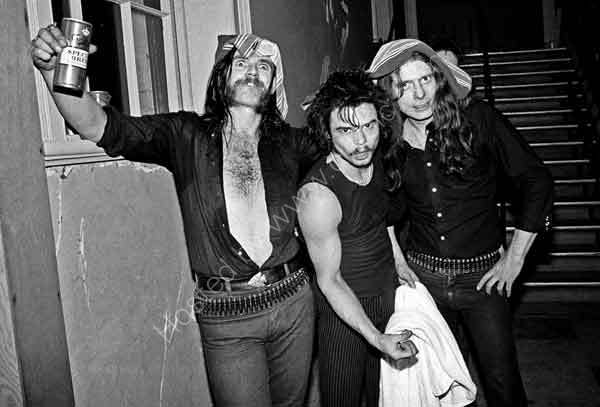 Motorhead backstage 