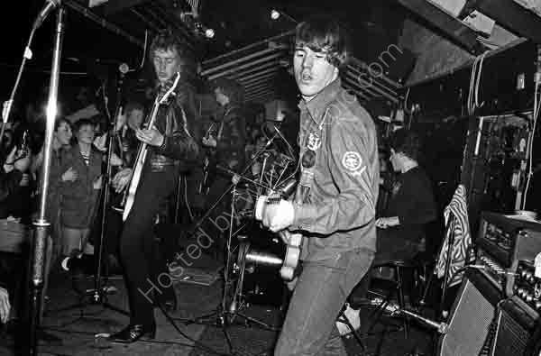  Stiff Little Fingers onstage in the legendary Pound Club 