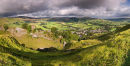 Peveril Castle above the village of Castleton.