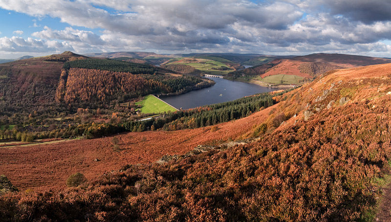 Ladybower from Bamford Edge