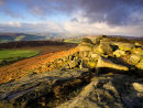 Morning light over Stanage 