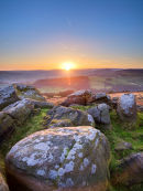 Carhead rocks sunset