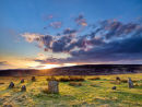 Stone circle on Hordren Edge - Derbyshire