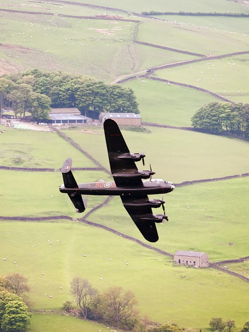 Lancaster over Derwent