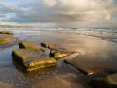 Early morning on Whitby sands