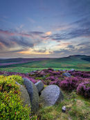 Last light over Burbage