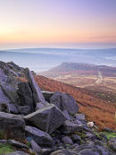 Sunrise over Carl Wark